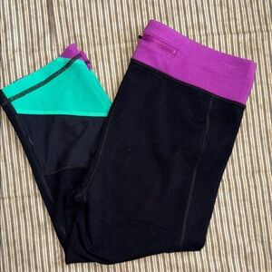 Fila Women’s Leggings with Purple and Black Design